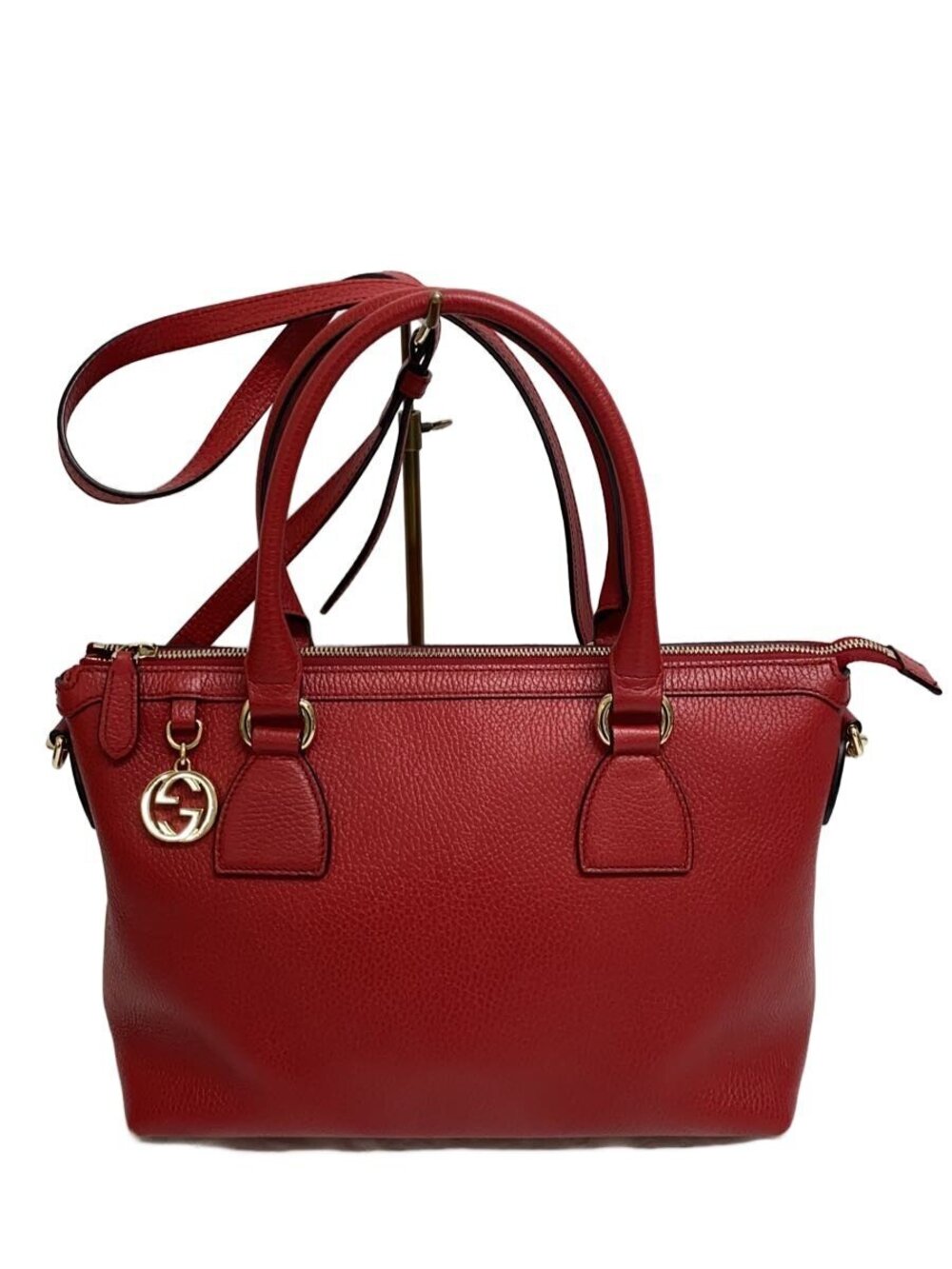 Gucci Tote Bag Sukey Leather RED